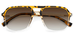 Kilworth Aviator Tortoise clear Glassess