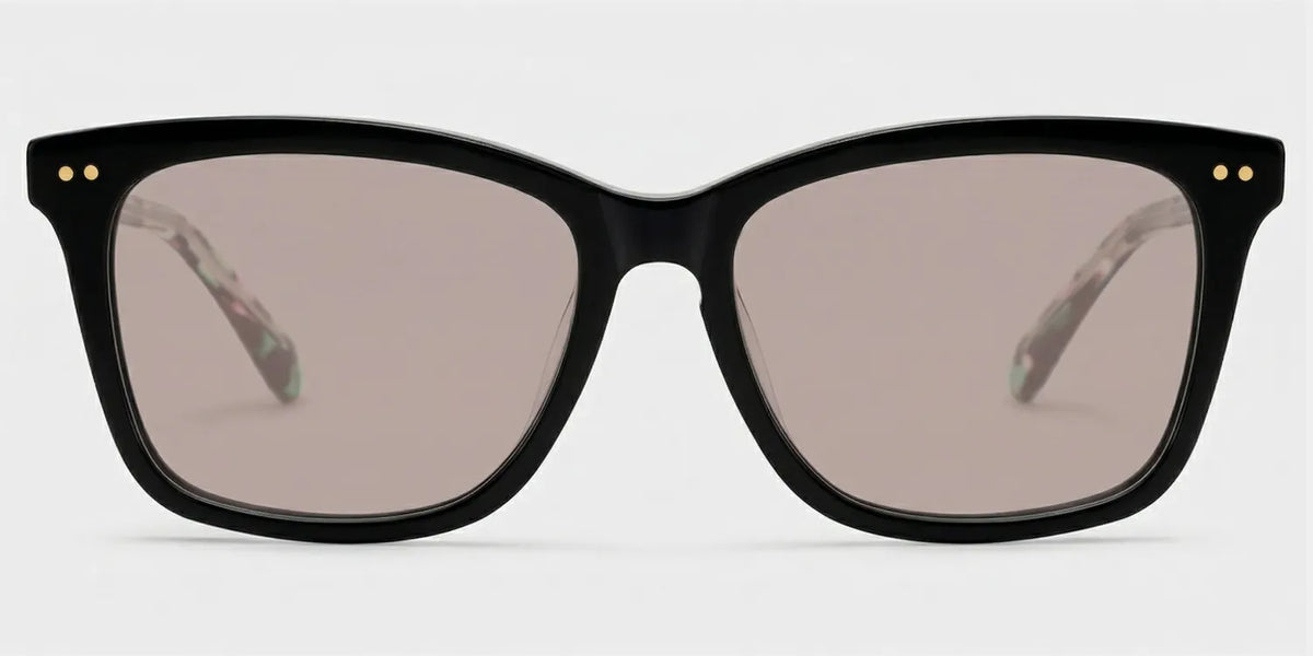 Layla Black Square Glasses
