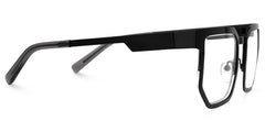 Barber Geometric Black Glasses