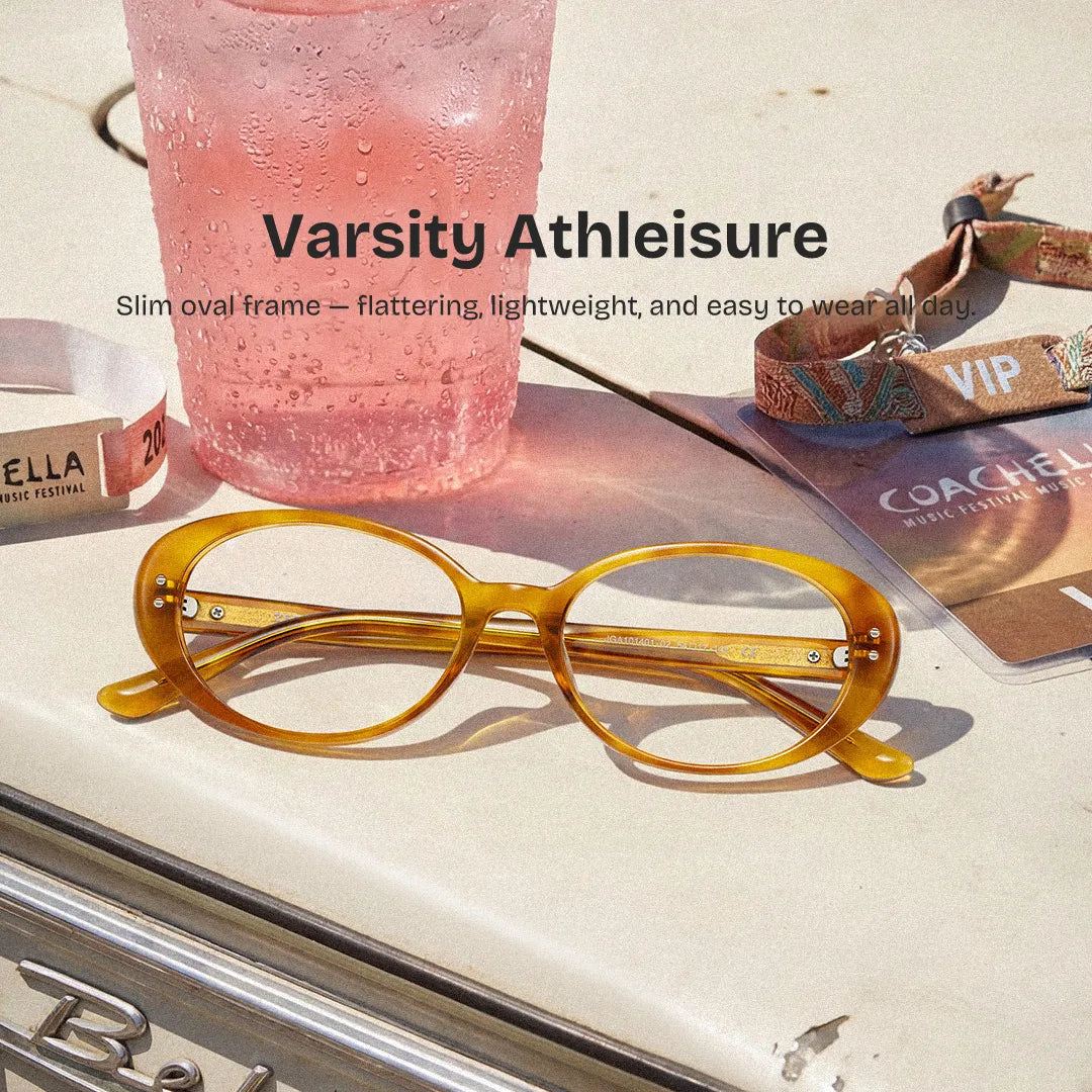 Lennon Tortoise Oval Glasses