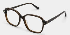 Clementine Brown Square Glasses