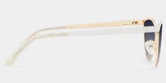 Sydney Cat Eye White Sunglasses