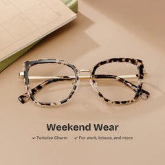 Leila Butterfly Tortoise Glasses