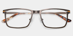 Roxana Rectangle Brown Glasses
