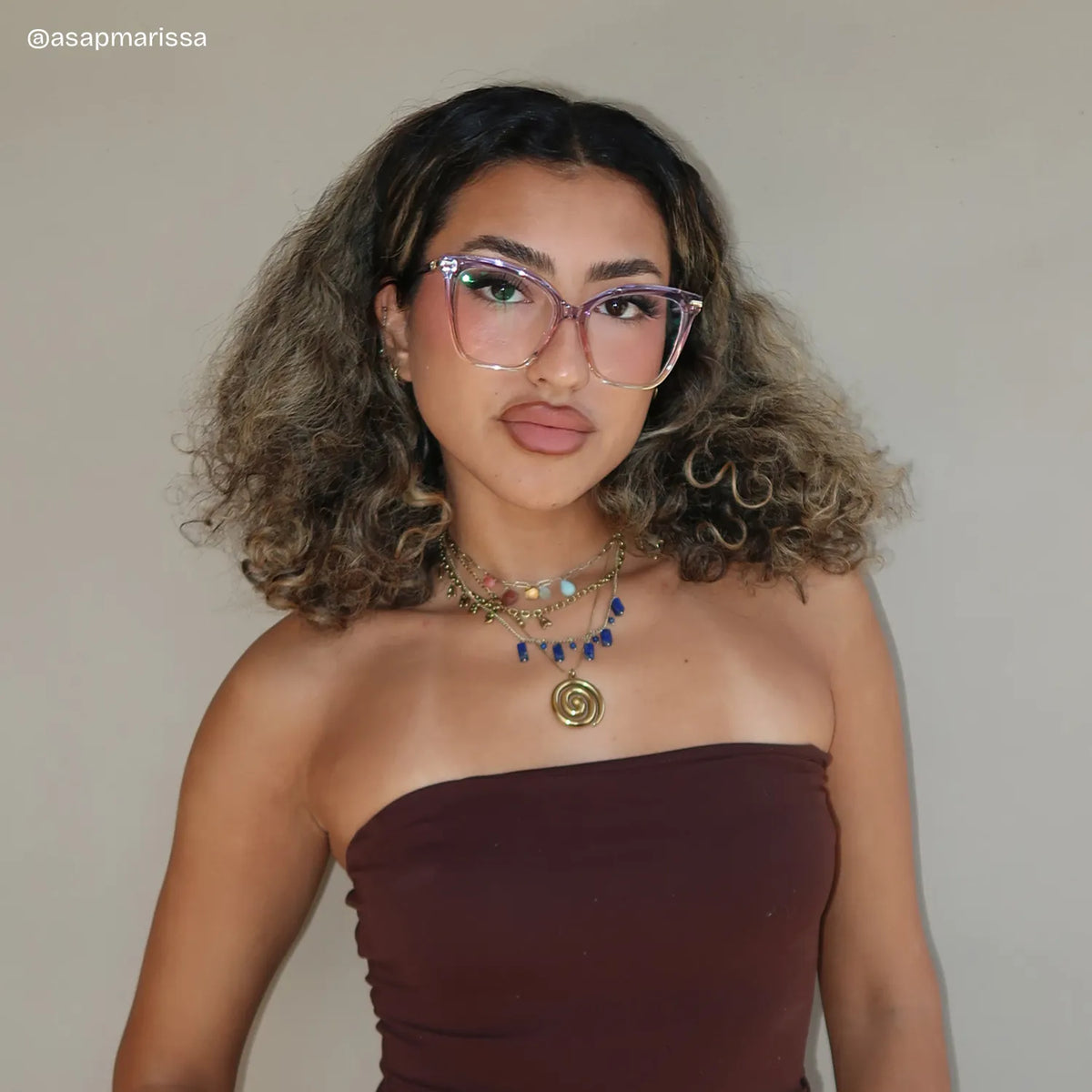 Lamar Butterfly Multicolor Glasses