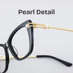 Victor Cat eye Black Glasses