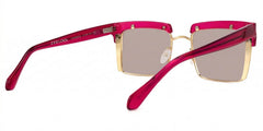 Kiana Square Bright-Pink Glasses