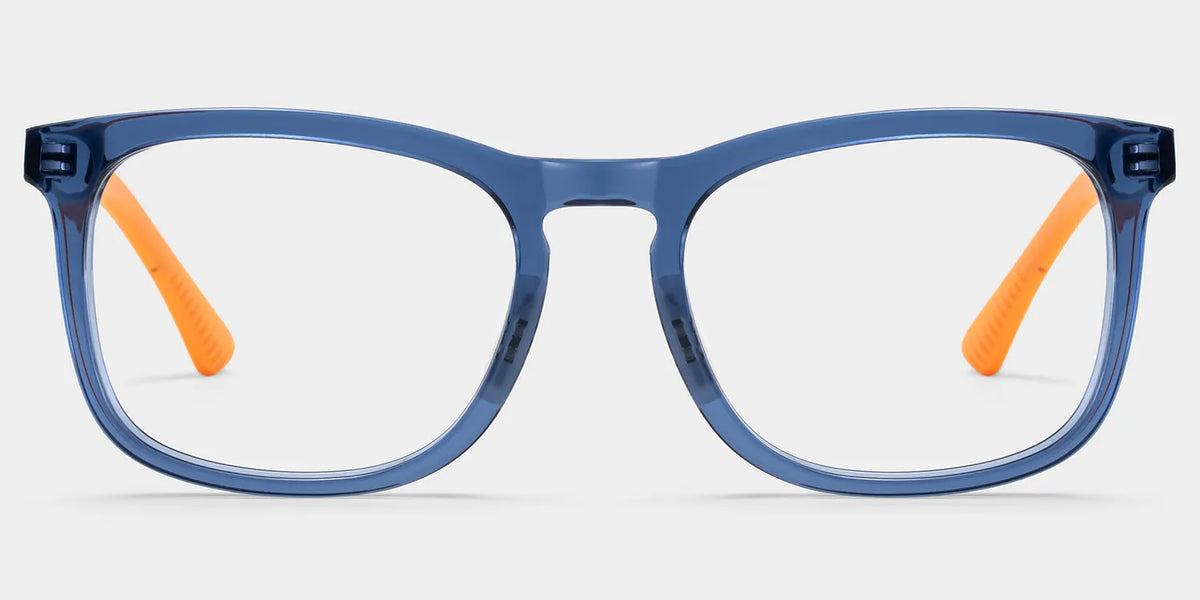 Glide Square Dark Blue Glasses