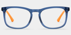 Glide Square Dark Blue Glasses