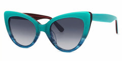 Claudette Cat Eye Blue-Green Glasses