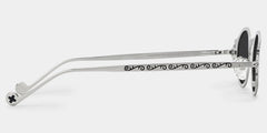 Serena Oval Silver Glasses