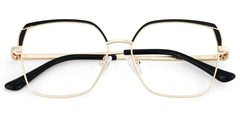 Shayla Square Black Glasses