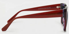 Mavis Square Red Glasses