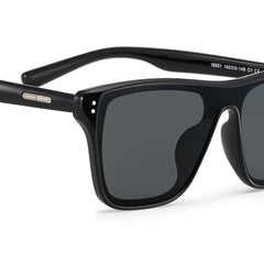 Paloma Aviator Black Polarized Sunglasses
