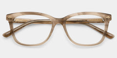 Sawyer Brown Rectangle Glasses