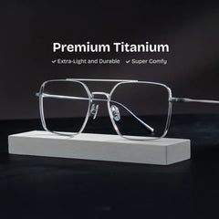 Jensen Aviator Silver Glasses