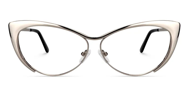 Ellen Cateye Silver Glasses