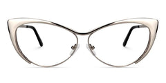 Ellen Cateye Silver Glasses