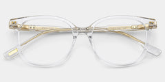 Daisy Round Clear Glasses