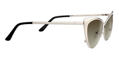 Ellen Cateye Silver Sunglasses