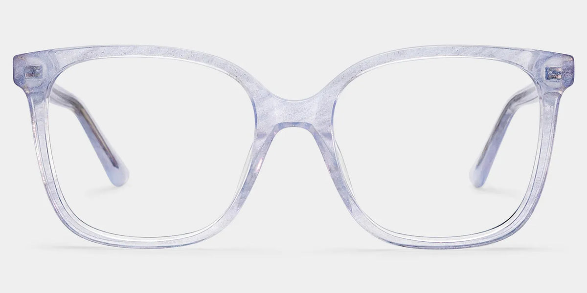 Caroline Clear Square Glasses