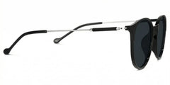 Gamble Round Black Sunglasses