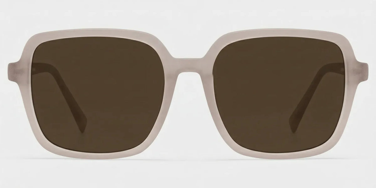 Kenneth Khaki Square Glasses