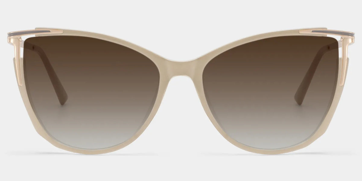 Yomary Cateye Khaki Glasses