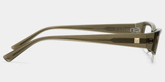 Trevor Clear Brown Rectangle Glasses