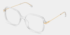 Payton Geometric Clear Glasses