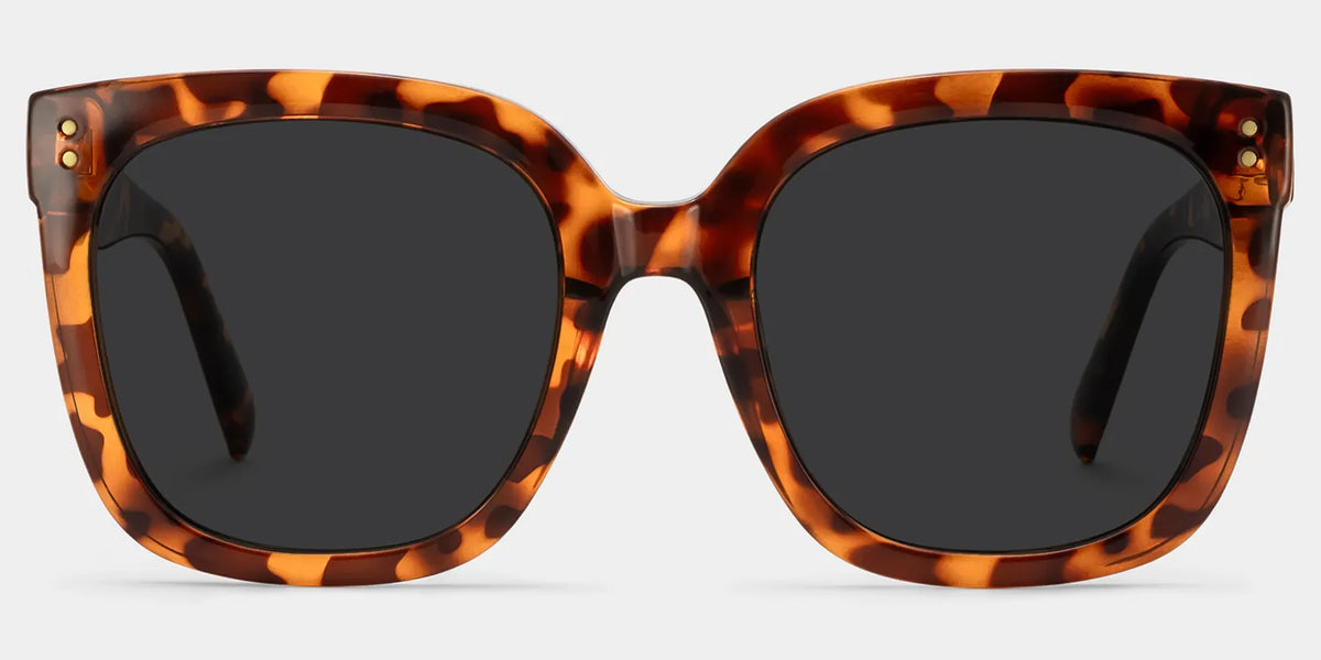 Ebony Square Tortoise Sunglasses