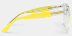 Mirta Square Yellow Glasses