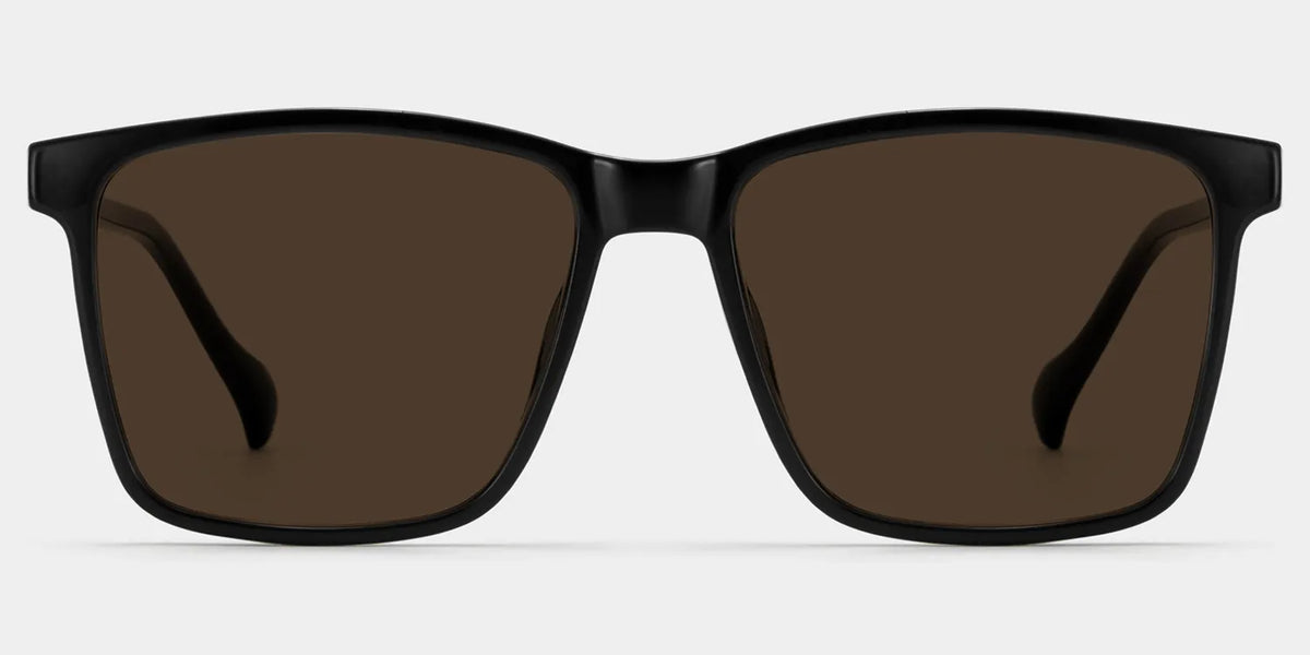 Burgos Square Black Glasses