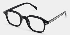Josh Rectangle Black Glasses