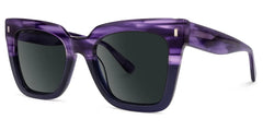 Kathya Square Purple Glasses