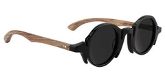 Charlie Round Black Sunglasses