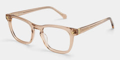 Heather Square Brown Glasses