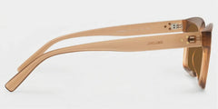 Marley Beige Rectangle Glasses