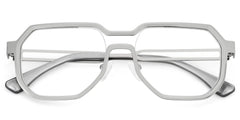 Hype Geometric Silver Glasses