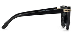Catalina Square Black Polarized Sunglasses