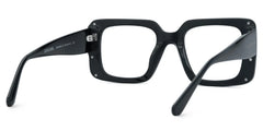 Jesse Rectangle Black Glasses