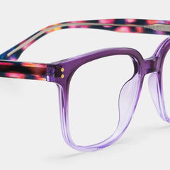 Donnalyn Purple Square Glasses