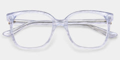 Caroline Clear Square Glasses