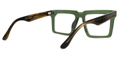 Moreland Rectangle Green Glasses