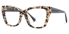 Tessia Square Tortoise Glasses