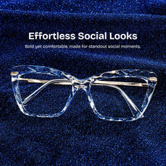 Juliet Cateye Clear Glasses