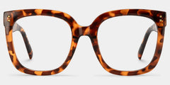 Ebony Square Tortoise Glasses