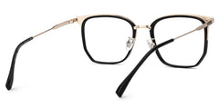 Roque Geometric Black Glasses