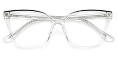 Sienna Butterfly Clear Glassess