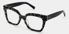 Renata Square Black Glasses